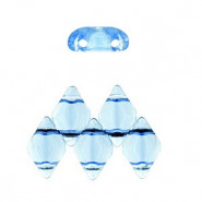 Matubo GemDuo Perlen 8x5mm Light sapphire